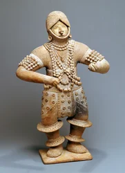 Tänzer mit ritueller Kleidung, Colima oder Jalisco